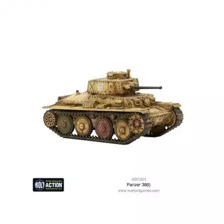 Panzer 38(t) - Char léger allemand - Bolt Action - Warlord Games