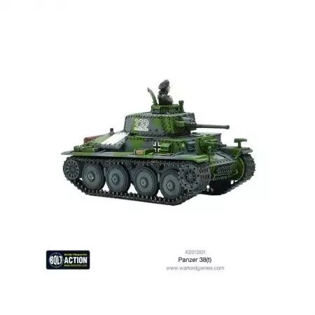 Panzer 38(t) - Char léger allemand - Bolt Action - Warlord Games