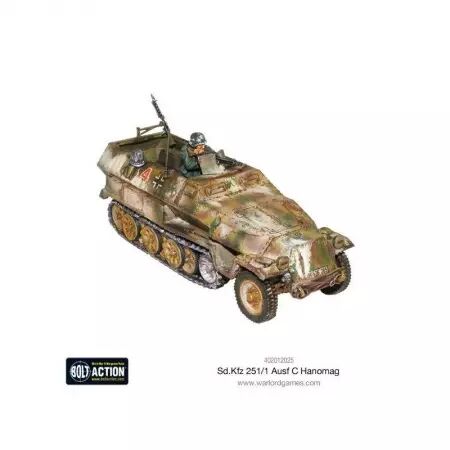 SD.Kfz. 251 C Hanomag - Half-track blindé allemand - Bolt Action - Warlord Games