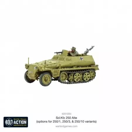 SD.Kfz. 250 Alte Half-Track Options - Kit d'options pour variantes 250/1, 250/3 et 250/10 - Bolt Action - Warlord Games