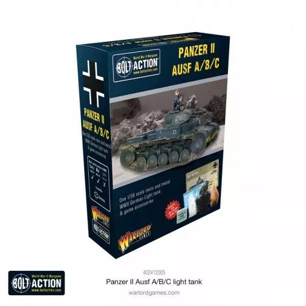 Panzer II Ausf A, B, C - Char l�ger allemand - Bolt Action - Warlord Games
