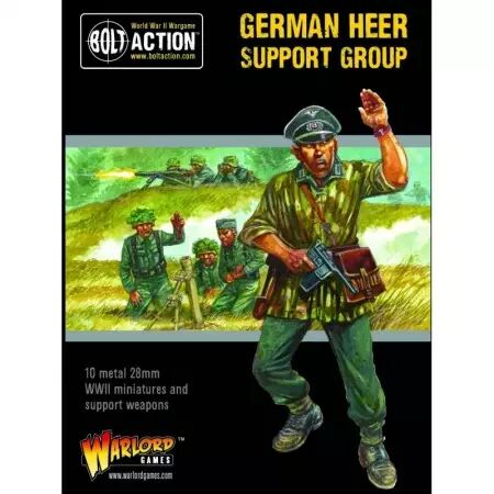 German Heer Support Group - Groupe de soutien de l'armée de terre allemande - Bolt Action - Warlord Games