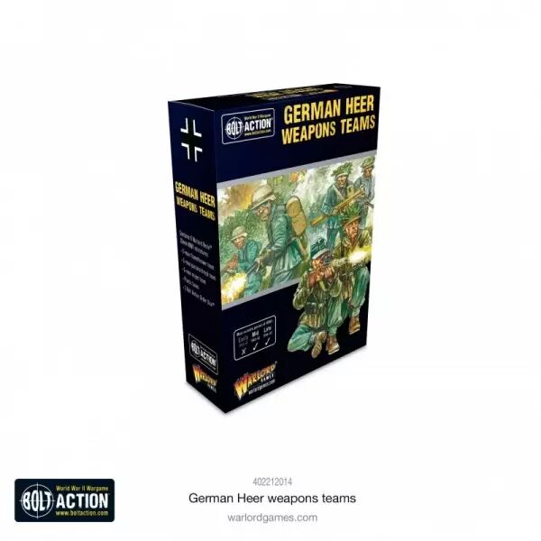 German Heer Weapons Teams - �quipes d'armes de l'arm�e allemande - Bolt Action - Warlord Games
