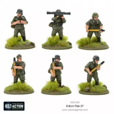 Flak 37 8.8cm - Canon antiaérien et antichar allemand - Bolt Action - Warlord Games
