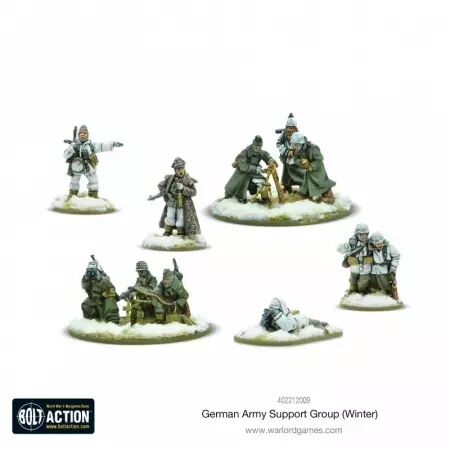 German Army Winter Support Group - Groupe de soutien hivernal de l'armée allemande - Bolt Action - Warlord Games