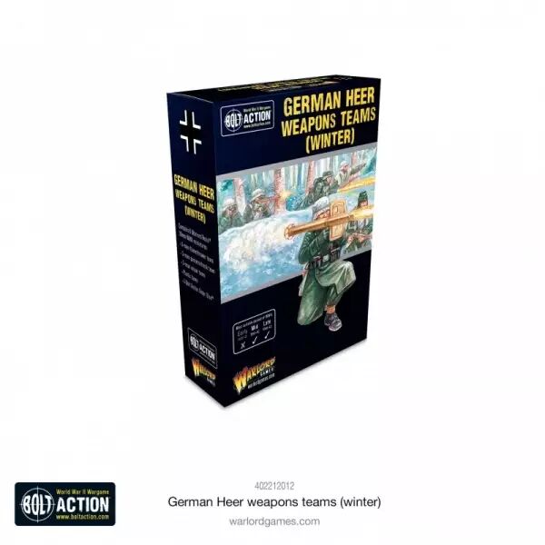 German Heer Winter Weapons Teams - �quipes d'armes hivernales de l'arm�e allemande - Bolt Action - Warlord Games