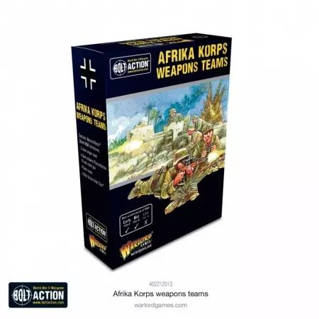 Afrika Korps Weapons Teams - Équipes d'armes de l'Afrika Korps - Bolt Action - Warlord Games