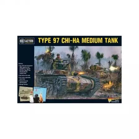 Chi-Ha Japanese Tank - Char moyen japonais - Bolt Action - Warlord Games