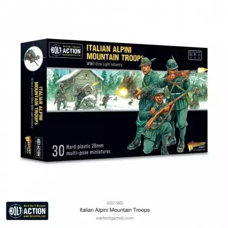 Italian Alpini Mountain Troops - Troupes de montagne italiennes - Bolt Action - Warlord Games