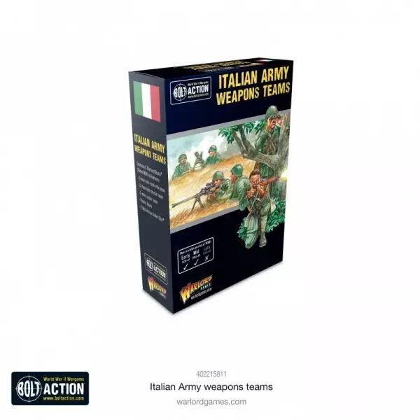 Italian Army Weapons Teams - �quipes d'armes de l'arm�e italienne - Bolt Action - Warlord Games