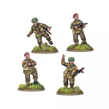British Airborne Platoon Commanders - Commandants de peloton parachutistes britanniques - Bolt Action - Warlord Games