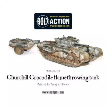 Churchill Crocodile Flamethrowing Tank - Char lance-flammes Churchill - Bolt Action - Warlord Games