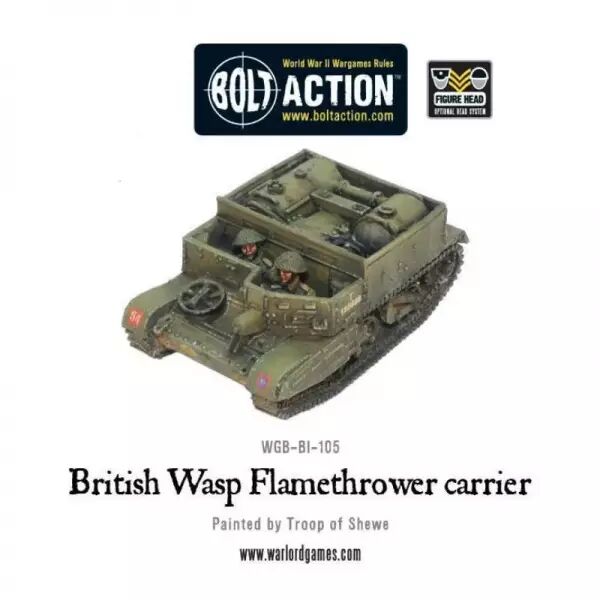 British Wasp Flamethrower Carrier - V�hicule lance-flammes britannique - Bolt Action - Warlord Games