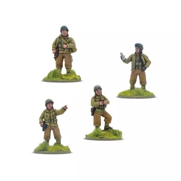 US Army Platoon Commanders - Commandants de peloton de l'arm�e am�ricaine - Bolt Action - Warlord Games