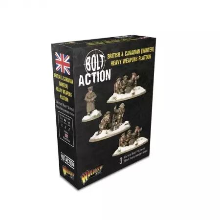 British Canadian Infantry Winter Heavy Weapons Platoon - Peloton d'armes lourdes d'infanterie canadienne en hiver - Bolt Action 