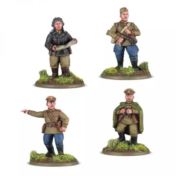 Soviet Platoon Commanders - Commandants de peloton sovi�tiques - Bolt Action - Warlord Games