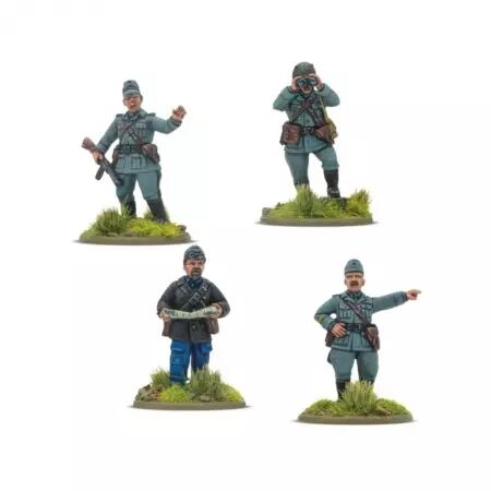 Italian Platoon Commanders - Commandants de peloton italiens - Bolt Action - Warlord Games
