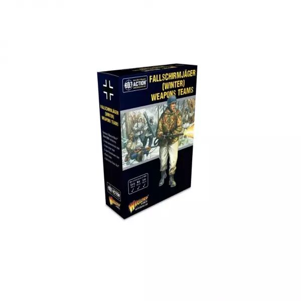 Winter Fallschirmjager Weapons Teams - �quipes d'armes des parachutistes allemands en hiver - Bolt Action - Warlord Games