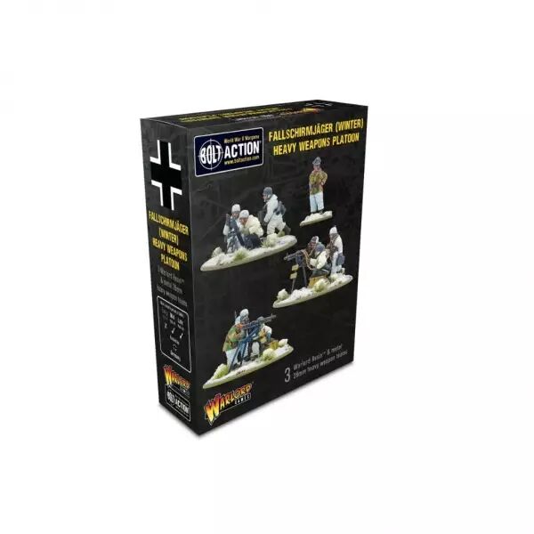 Winter Fallschirmjager Heavy Weapons Platoon - Peloton d'armes lourdes des parachutistes allemands en hiver - Bolt Action - Warl