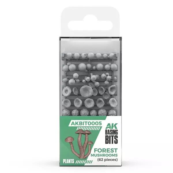 Forest Mushrooms - Basing Bits - AK Interactive