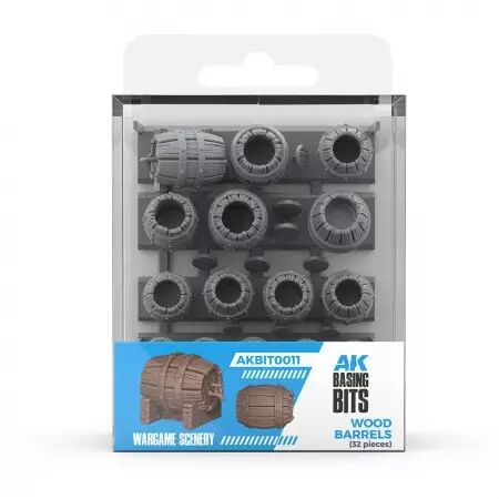 Wood Barrels  - Basing Bits - AK Interactive
