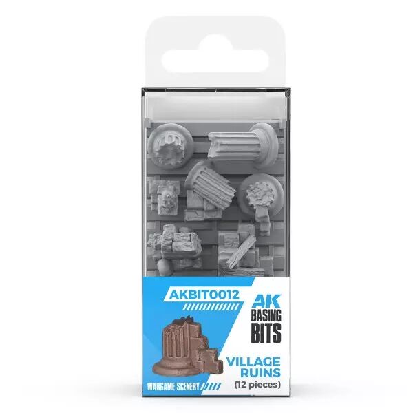 Village Ruins  - Basing Bits - AK Interactive
