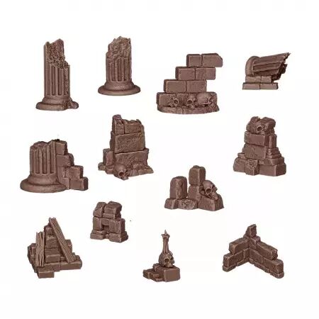 Village Ruins  - Basing Bits - AK Interactive