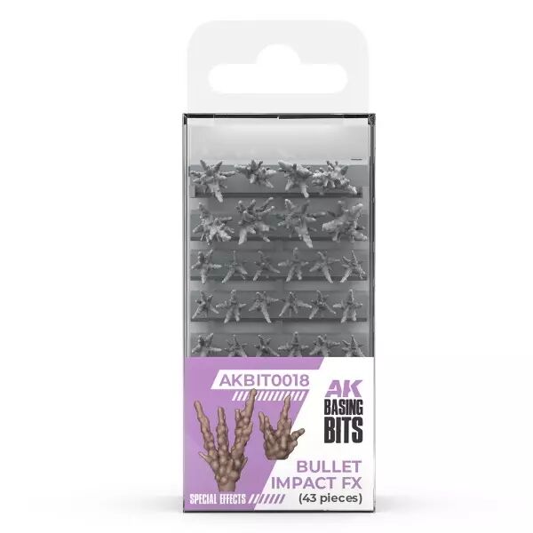 Bullet Impact Effect  - Basing Bits - AK Interactive