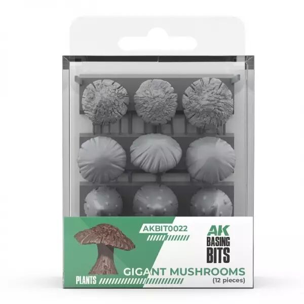 Gigant Musrooms  - Basing Bits - AK Interactive