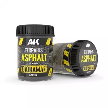 Terrains Asphalt - 250Ml (Acrylic) - Diorama AK Interactive