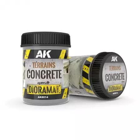 Terrains Concrete - 250Ml (Acrylic) - Diorama AK Interactive