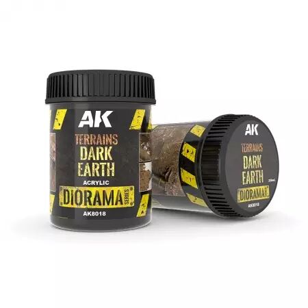 Terrains Dark Earth - 250Ml (Acrylic) - Diorama AK Interactive