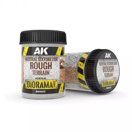 Neutral Texture For Rough Terrains - 250Ml - Base Product (Acrylic) - Diorama AK Interactive