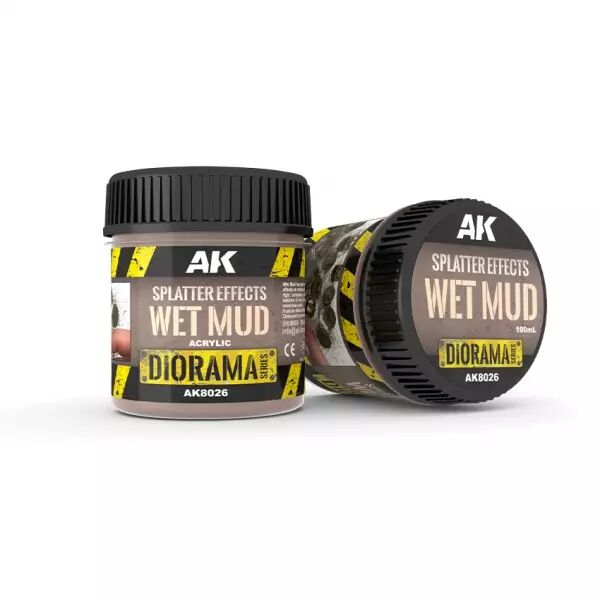 Splatter Effects Wet Mud - 100Ml - Base Product (Acrylic) - Diorama AK Interactive