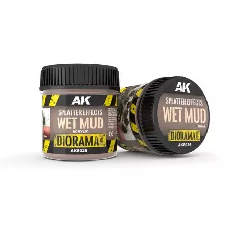 Splatter Effects Wet Mud - 100Ml - Base Product (Acrylic) - Diorama AK Interactive