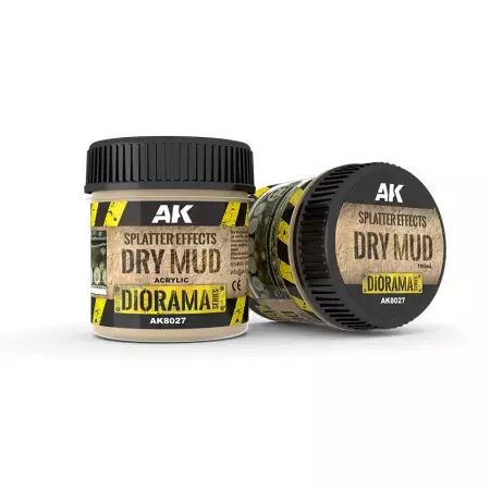 Splatter Effects Dry Mud - 100Ml (Acrylic) - Diorama AK Interactive