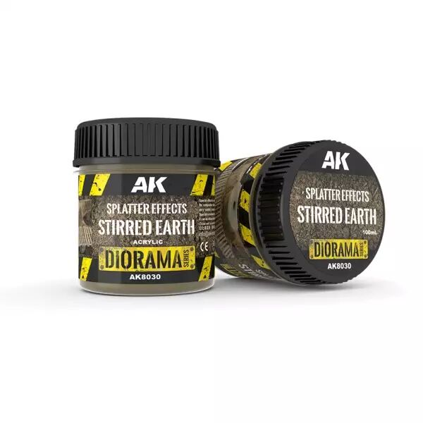 Splatter Effects Stirred Earth - 100Ml (Acrylic) - Diorama AK Interactive