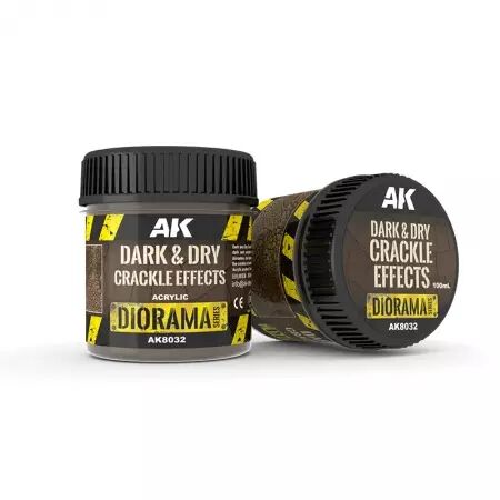 Dark & Dry Crackle Effects - 100Ml (Acrylic) - Diorama AK Interactive