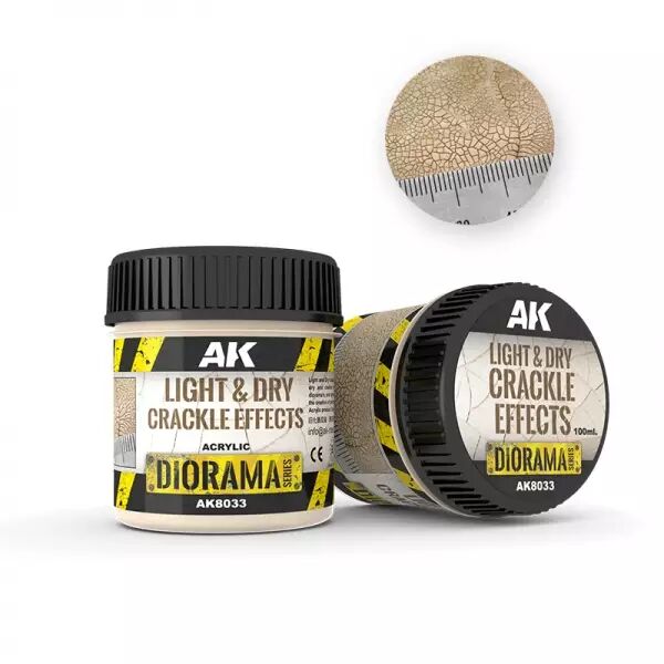 Light & Dry Crackle Effects - 100Ml (Acrylic) - Diorama AK Interactive