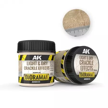 Light & Dry Crackle Effects - 100Ml (Acrylic) - Diorama AK Interactive