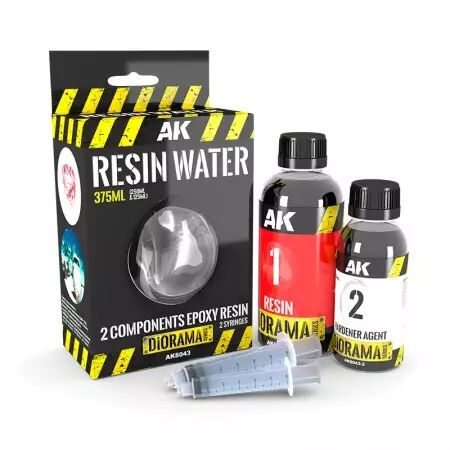 Resin Water 2-Components Epoxy Resin - 375Ml  - Diorama AK Interactive