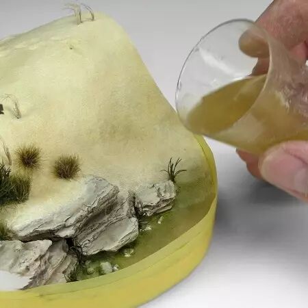 Resin Water 2-Components Epoxy Resin - 375Ml  - Diorama AK Interactive