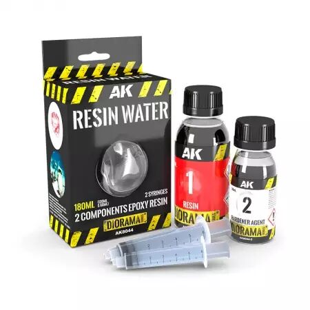 Resin Water 2-Components Epoxy Resin - 180Ml  - Diorama AK Interactive
