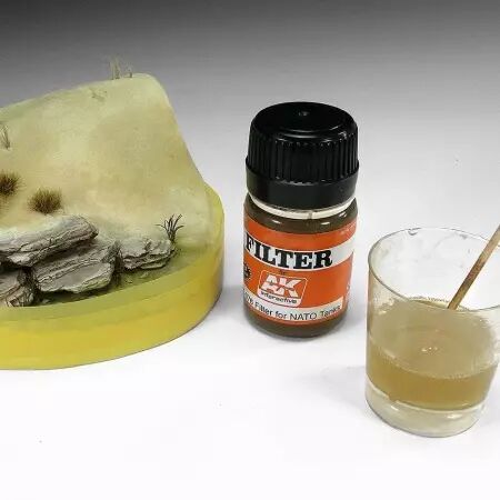 Resin Water 2-Components Epoxy Resin - 180Ml  - Diorama AK Interactive