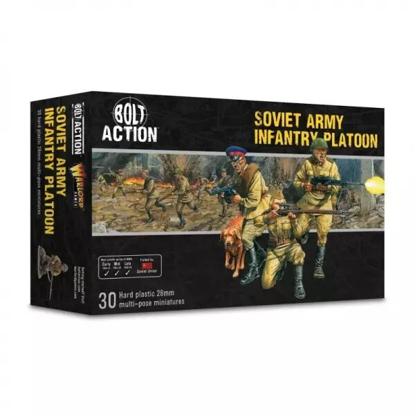 Soviet Army Infantry Platoon - Peloton d'infanterie sovi�tique - Bolt Action - Warlord Games