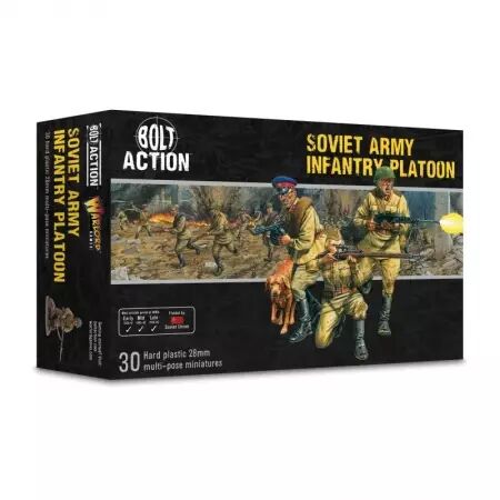 Soviet Army Infantry Platoon - Peloton d'infanterie soviétique - Bolt Action - Warlord Games