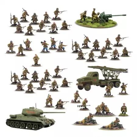 Forward to Berlin Soviet Army 1943-45 Starter Army - Armée de départ soviétique - Bolt Action - Warlord Games