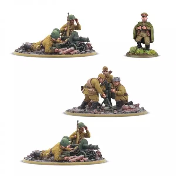 Soviet Infantry Heavy Weapons Platoon - Peloton d'infanterie sovi�tique avec armes lourdes - Bolt Action - Warlord Games