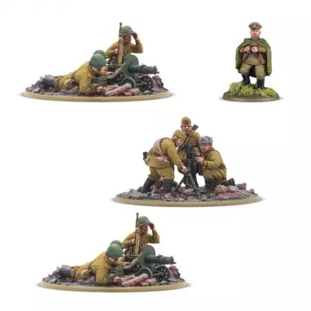 Soviet Infantry Heavy Weapons Platoon - Peloton d'infanterie soviétique avec armes lourdes - Bolt Action - Warlord Games