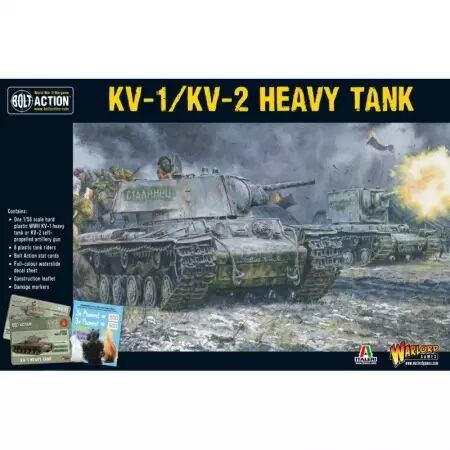 KV-1/2 Heavy Tank (2025) - Char lourd KV-1/2 soviétique - Bolt Action - Warlord Games